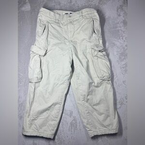 Gap Men’s Fleece Lined Cargo 100% Cotton Pants Size 36x34 (Hemmed to 36x24)